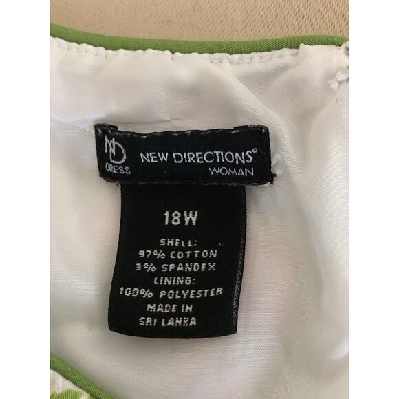 New Directions Women Dress 18W Boho Artsy Lagenlook Summer Sleeveless Zipper Bck - Picture 7 of 9